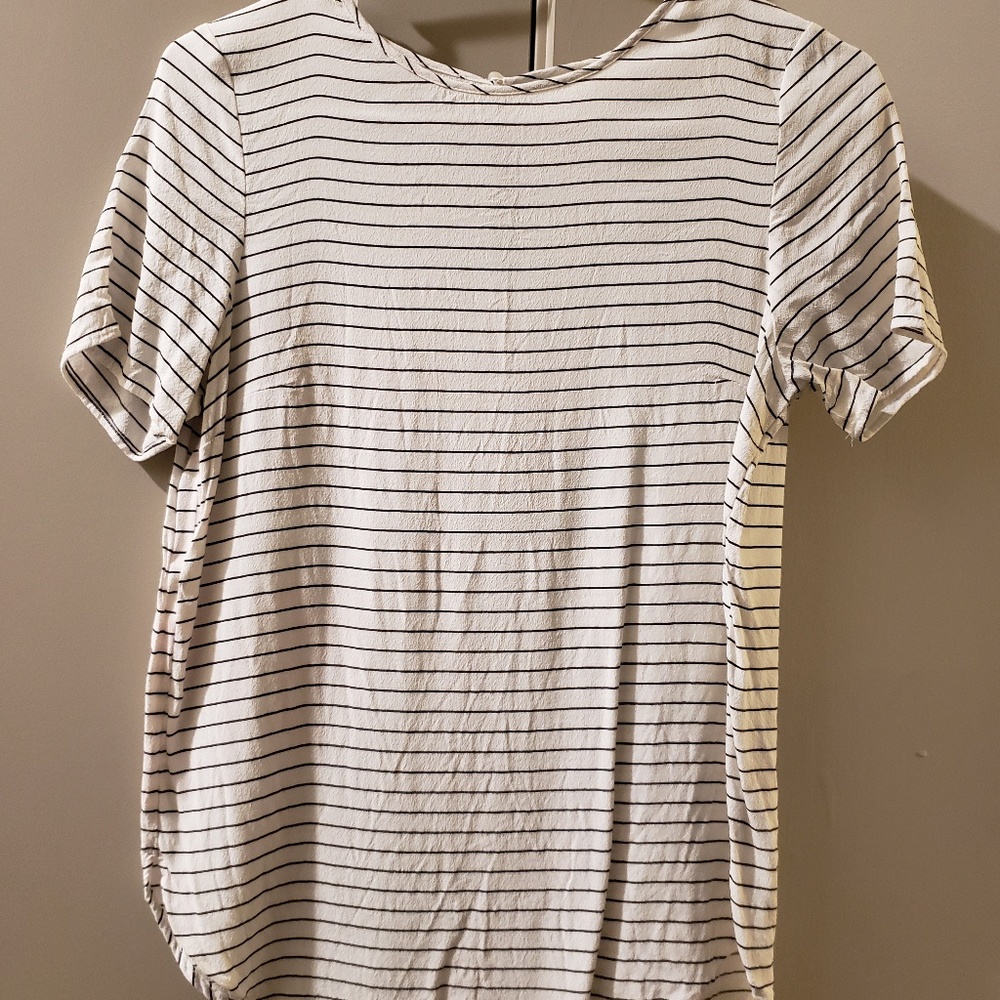 SOLD Black and white shirt